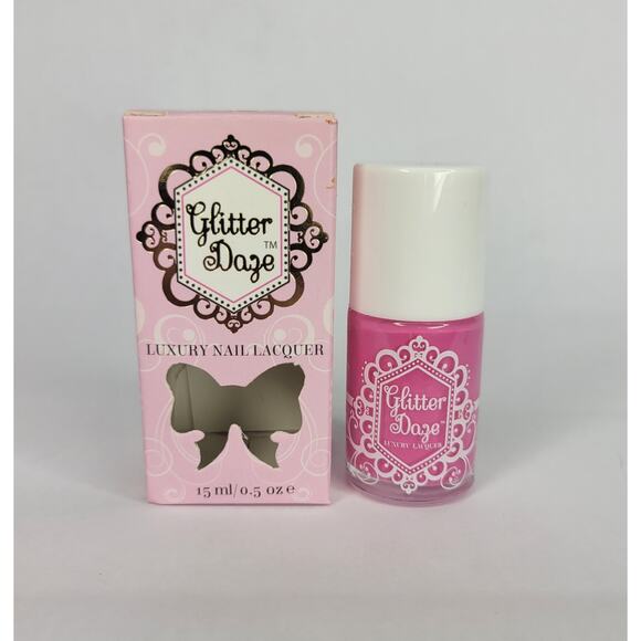 Glitter Daze "On Wednesdays We Wear Pink" NEW Pink Lacquer - Picture 2 of 5